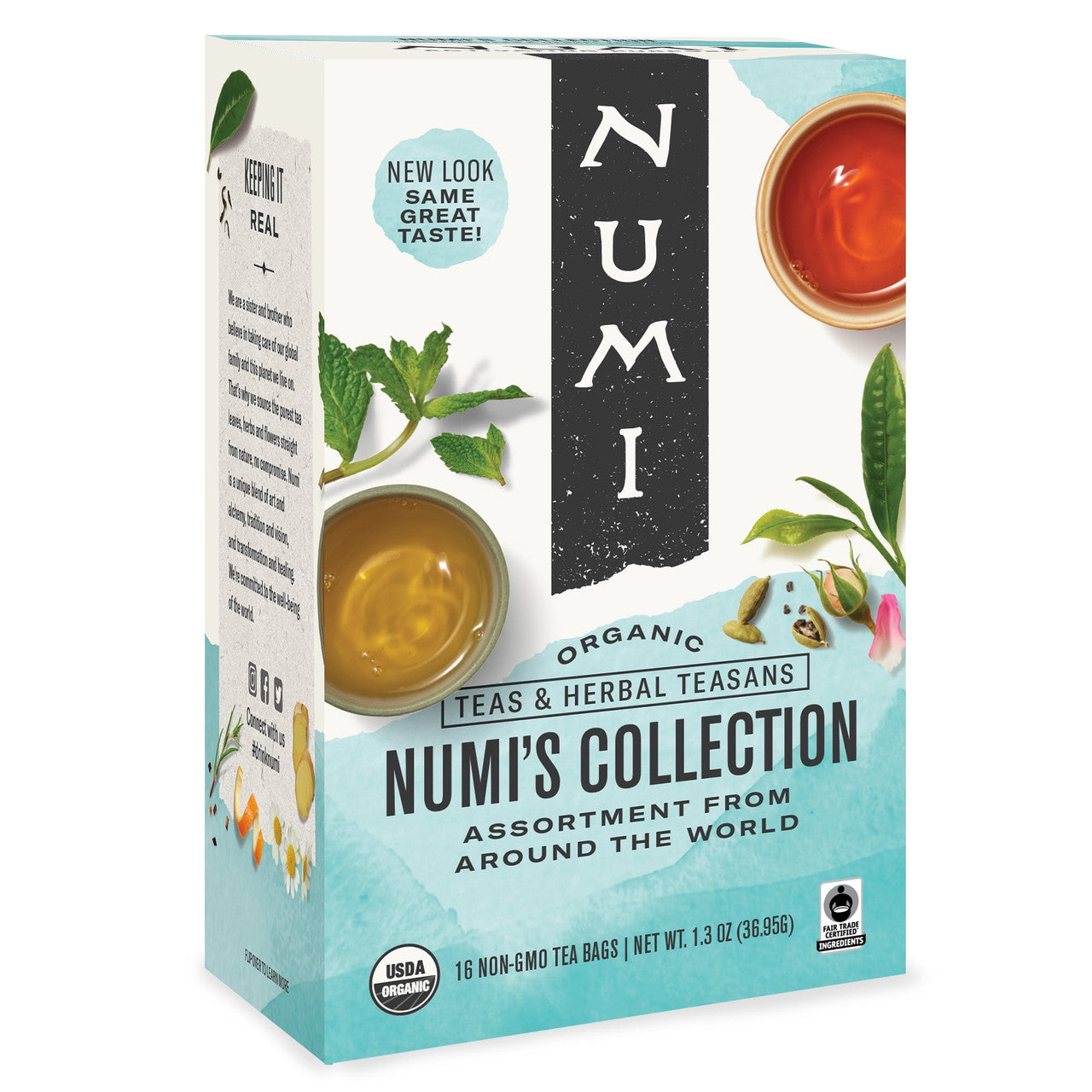 Numi Organic Numis Collection Tea, Assorted Melange - 18 Tea Bags